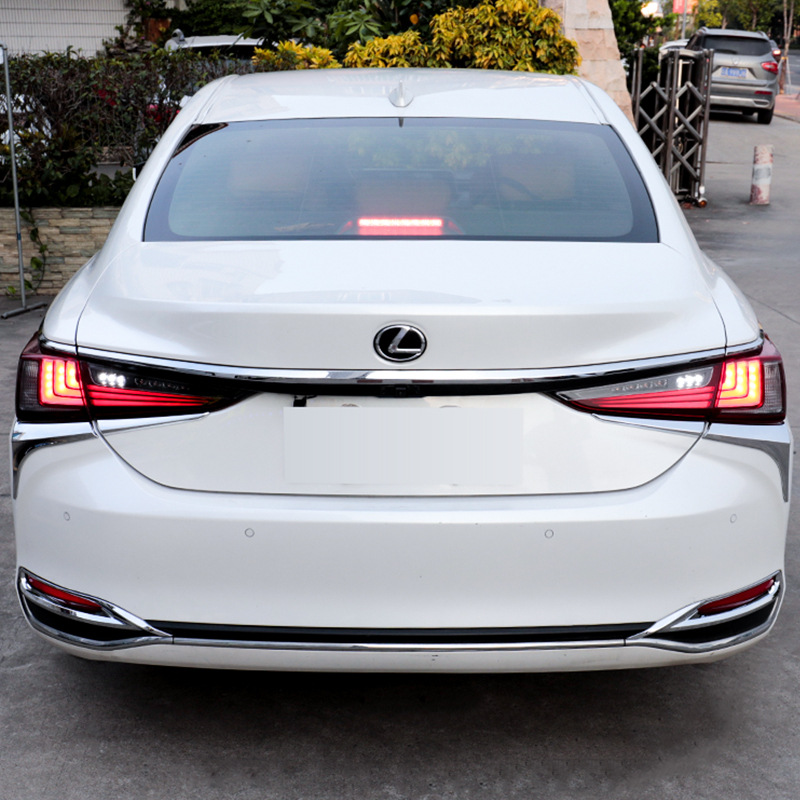适用于18-22款雷克萨斯es改装后尾灯饰条es200大灯装饰es300h雾灯
