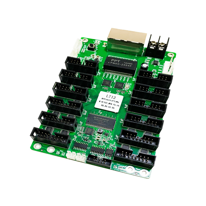 摩西尔hub75e接口接收卡l712 户外全彩led显示屏控制卡