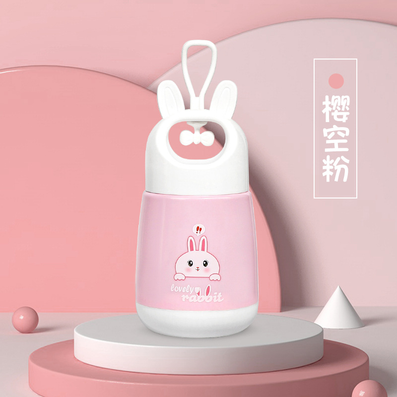 Good-looking Cute Rabbit Cup Fresh Gift Advertising Cup Cartoon Glass Water Cup Big Belly Cup