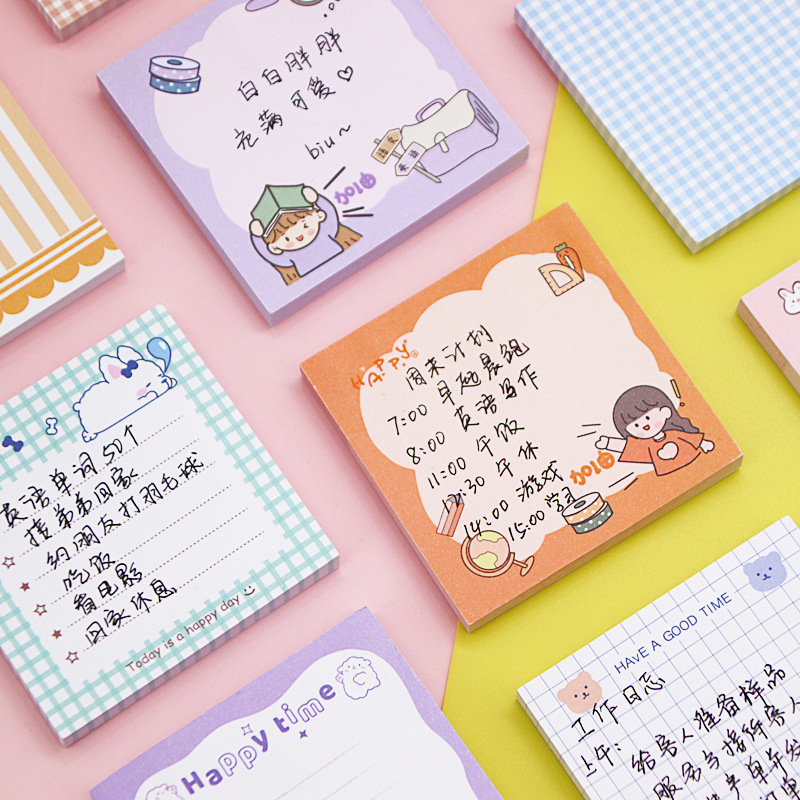 创意卡通便利贴可撕便签本计划本学生可爱留言条备忘本记事小本子
