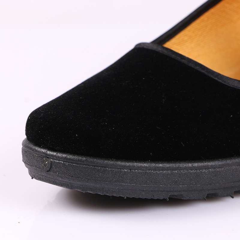 老北京一带布鞋女 礼仪黑色布鞋妈妈鞋工作鞋广场舞鞋现货批发