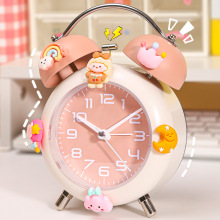 闹钟学生用可爱女童上学幼儿园懒虫起床神器儿童女孩专用语音兔子_阿