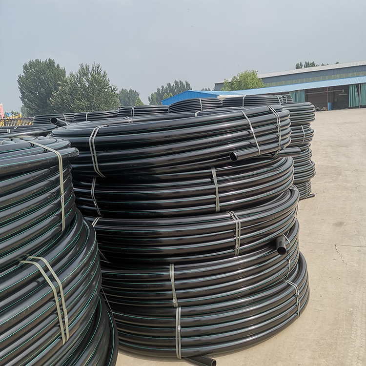 预埋pe穿线管 弱电塑料穿线管dn50 批发黑色穿线盘管聚乙烯塑料管