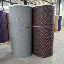 皮革卷材汽车脚垫淋膜底毛刺底海绵复合XPE用品厂家定制防滑