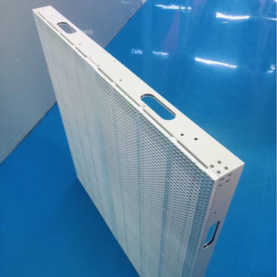 led户外透明屏 高防水防尘 箱体轻薄 通透率高-阿里巴巴