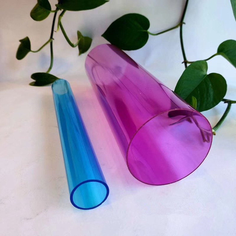 高透明亚克力管彩色有机玻璃管空心pmma管挤出浇筑有机玻璃管材