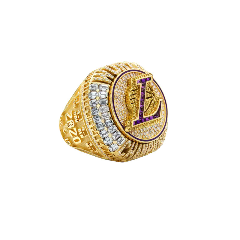 2020 官方版洛杉矶湖人队 nba 总冠军戒指詹姆斯全尺码