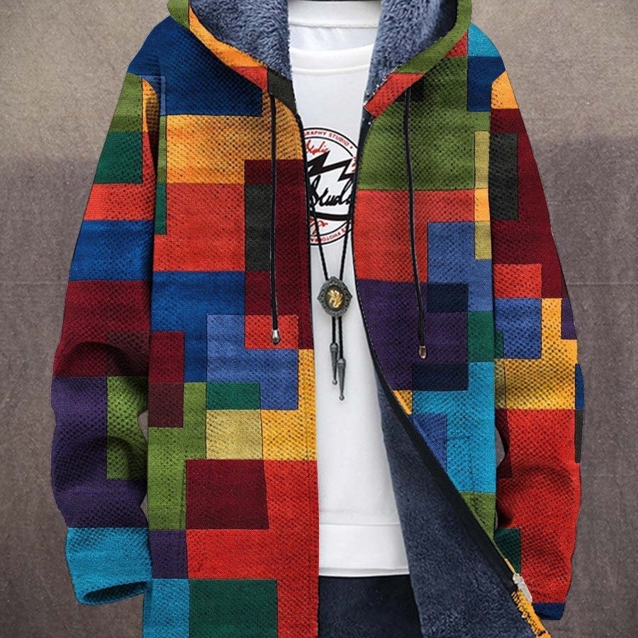 跨境D215 休闲男士拉链连帽开衫棉服灰色里布