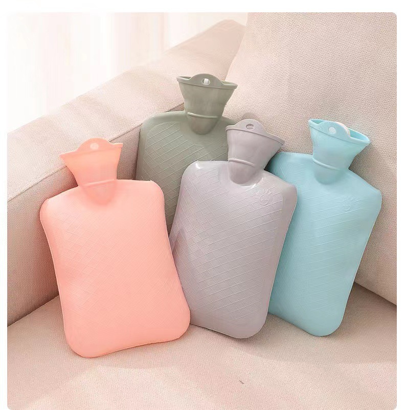 new portable striped hot-water bag pvc hot water injection bag thickened irrigation bag thermal insulation fashion hand warmer student