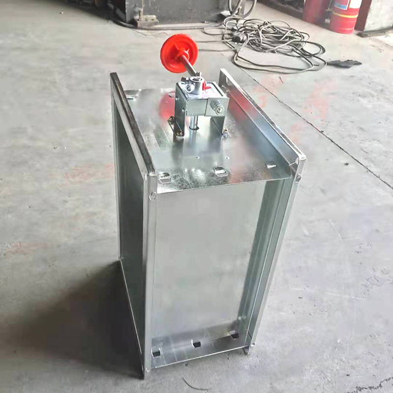 科瑞特不锈钢涡轮涡杆调节阀手轮式风阀执行器欧姆共板手动风量调节阀