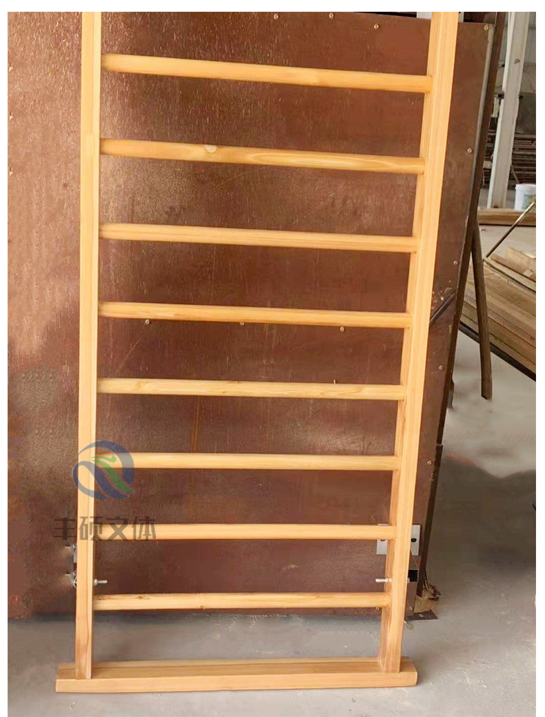 舞蹈房设施器材室内木质肋木架单双间引体向上康复训练健身压腿架