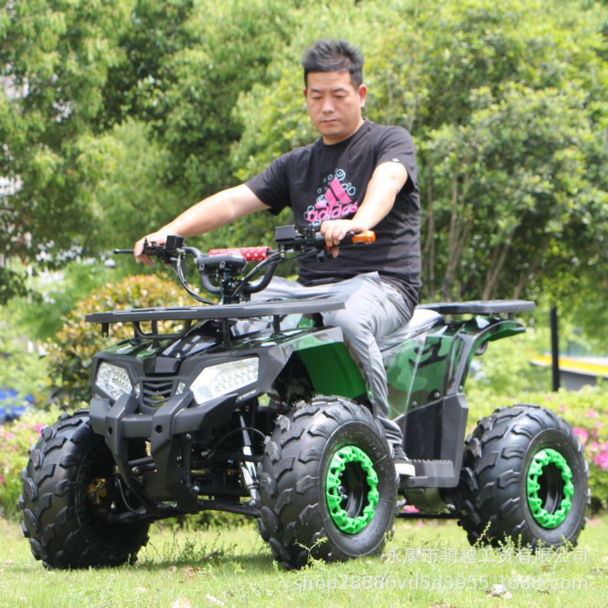 atv电动沙滩车四轮越野摩托车48v500w差速器电机雪地摩托车卡丁车
