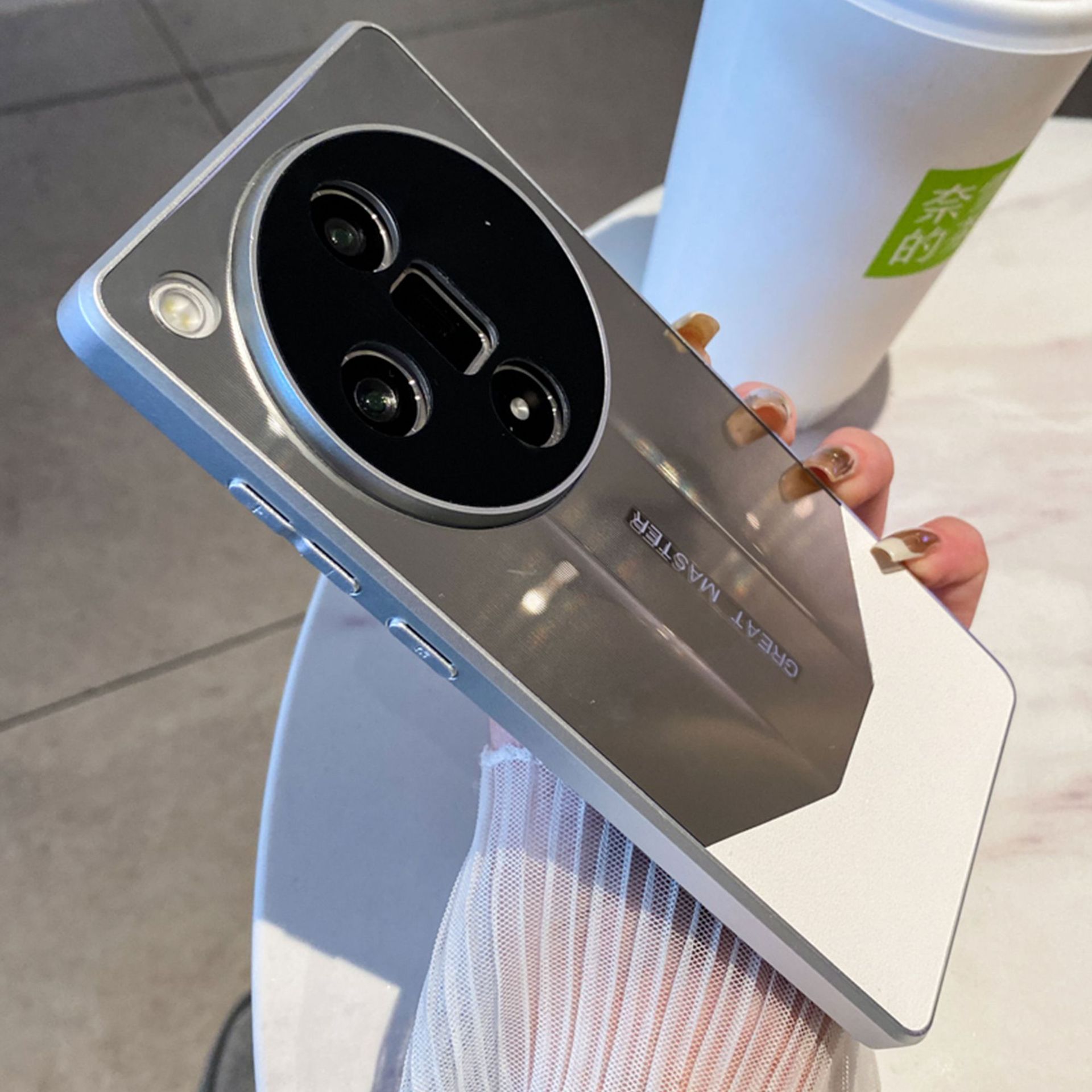 秒变非凡oppofindx7手机壳镜面高级感新款reno12全包镜头防摔适用