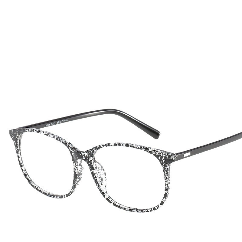 文艺复古平光镜米钉眼镜架韩版仿板材眼镜架男女通用平光镜8121