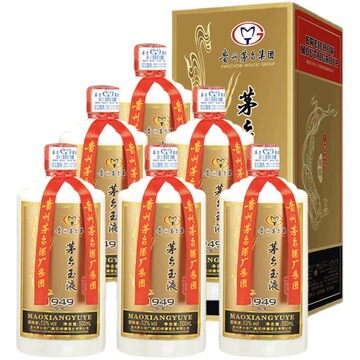 贵州茅台镇集团茅乡玉液1949酱香型53度白酒 6*500ml纯粮酒代发