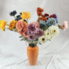 Simulation 6 Rich daisy Wedding hall travel permit decorate Flower material Home Furnishing a living room Decoration Man-made Artificial flower Bouquet of flowers wholesale