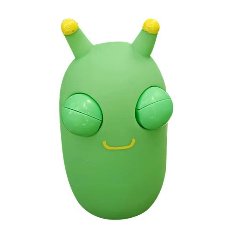 Tiktok Cabbage Insect Staring Toy Useful Tool for Pressure Reduction Squeezing Toy Gift Vent Small Toy Internet Celebrity Decompression Trick
