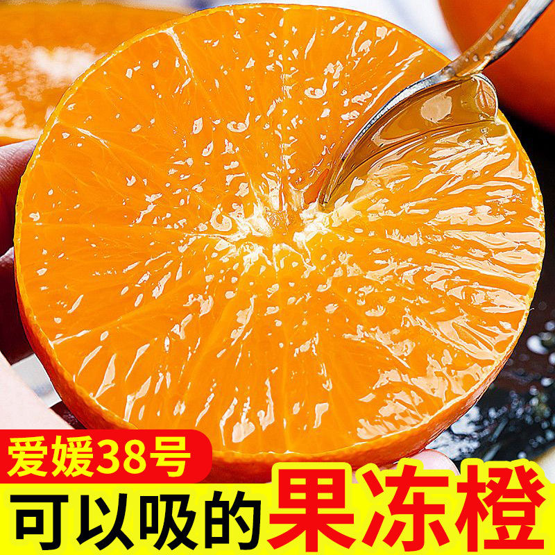 四川爱媛38号果冻橙新鲜采摘当季橙子薄皮爱媛橙子柑橘批发整箱