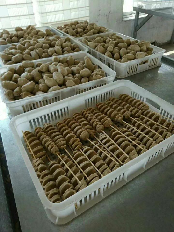 4斤 纯手工面筋 商用 烧烤炸串食材 半成品 面筋头 手撕 烤面筋串