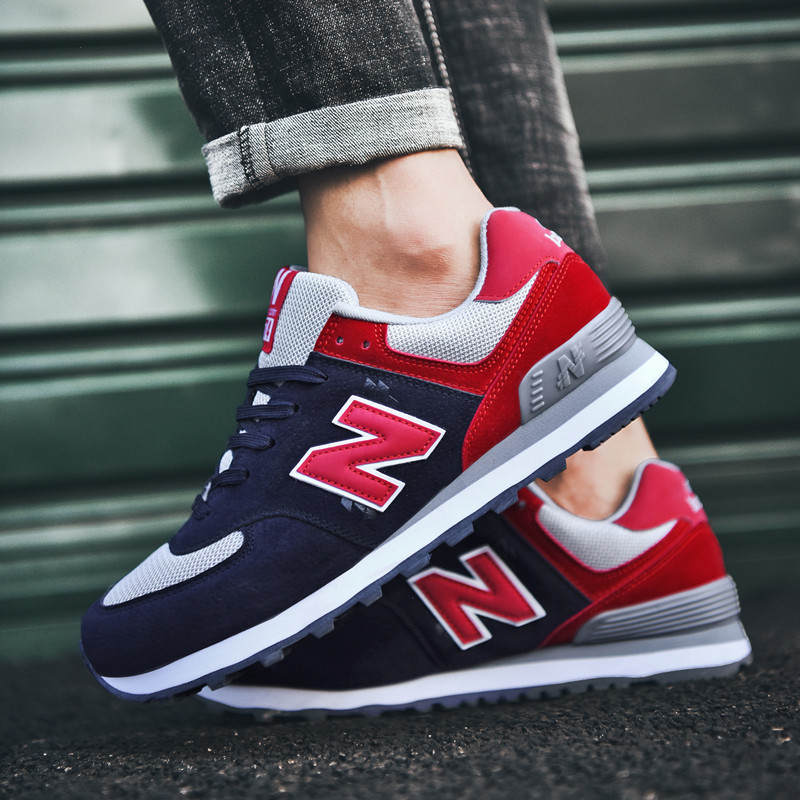 nb男鞋春秋新百伦酷跑情侣休闲跑步鞋女n字鞋574阿甘鞋大码运动鞋