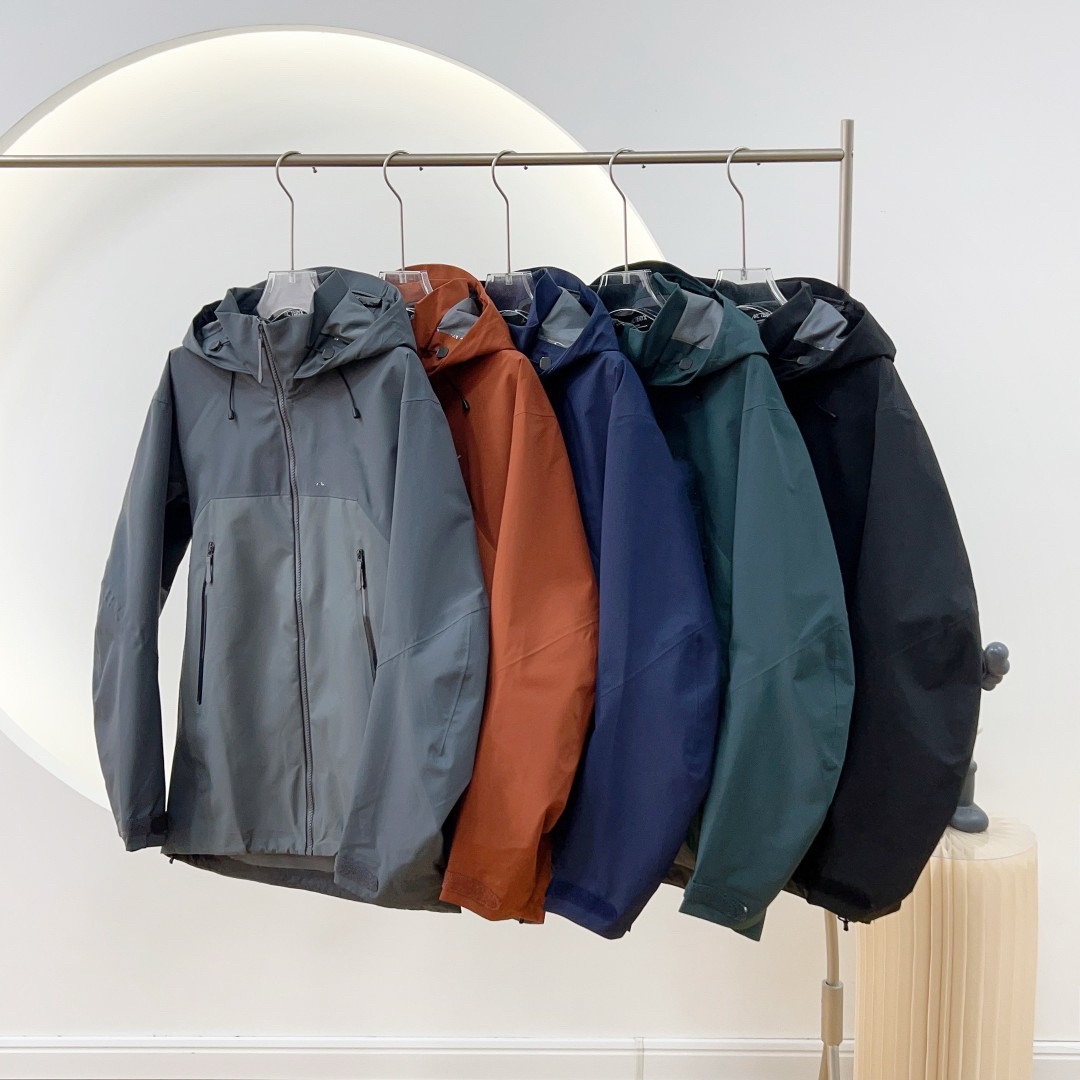 鸟家同款24年户外高端冲锋衣belaar三层压胶硬壳防水透气拼色夹克