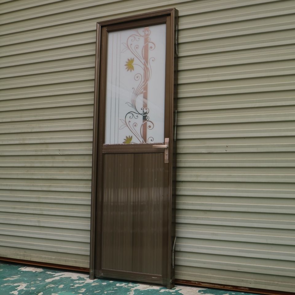 卫生间门简易铝合金门洗手间门出租房门卫浴门钢化玻璃门厨房单门