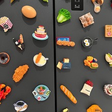 磁贴冰箱贴3d立体食玩装饰吸铁石ins风个性创意摆件磁性贴
