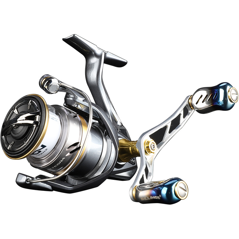 shimano水滴轮改装握丸摇臂达瓦纺车轮高感度渔线轮改装配件路亚