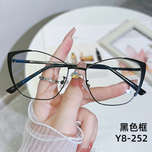 新款防蓝光平光镜素颜眼镜框韩版复古时尚小清新女眼镜可配镜