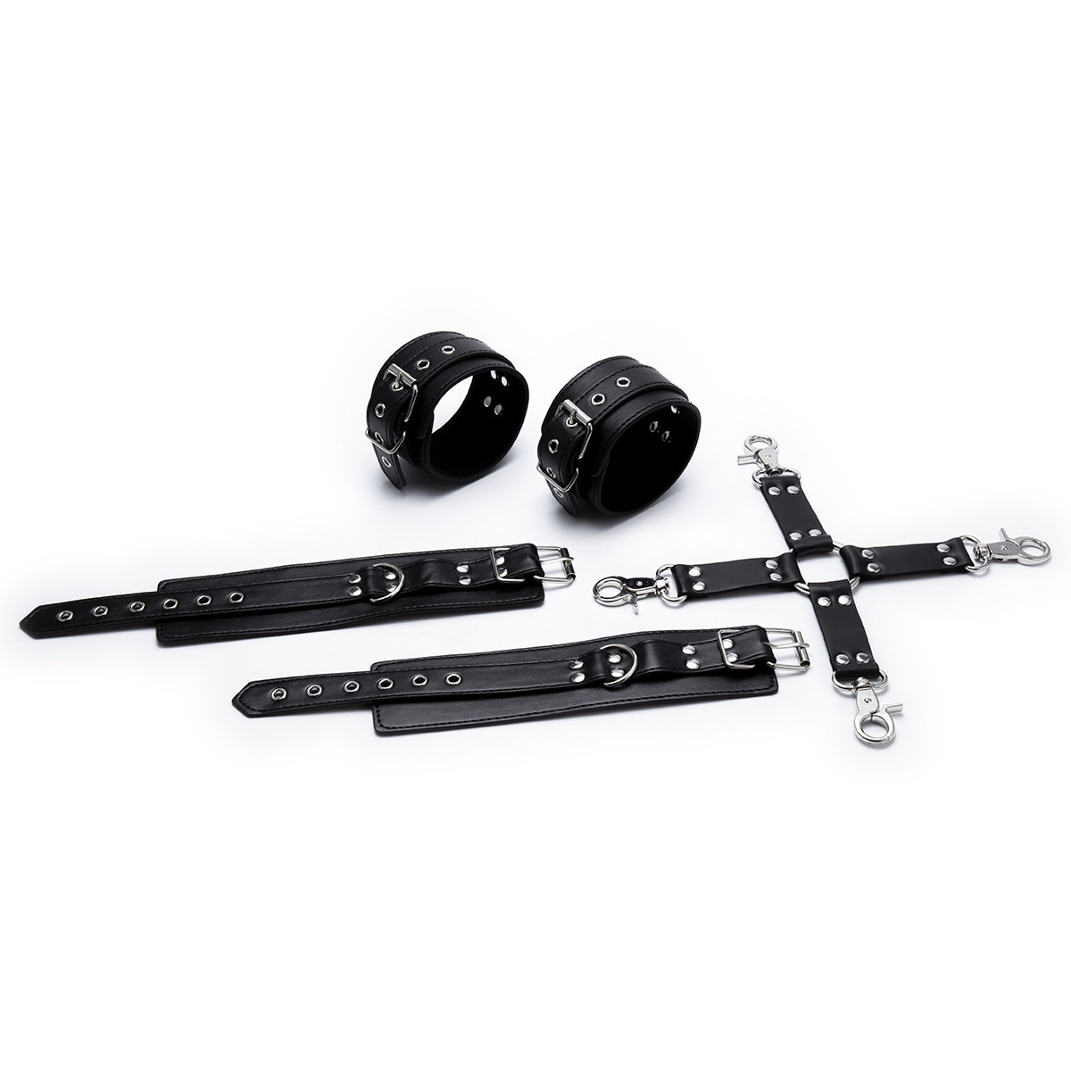 另类情趣玩具手脚铐捆绑束缚连接金属十字扣十字架成人sm刑具用品