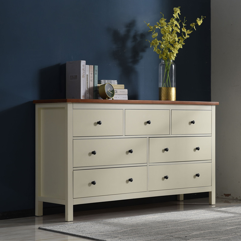 北欧汉尼斯斗柜简约现代八斗柜卧室柜子抽屉柜五斗柜收纳柜储物柜