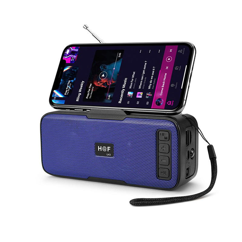 HF-U43 Africa Cross-Border Wireless Bluetooth Speaker Card Outdoor Waterproof Portable Mini Speaker Wholesale