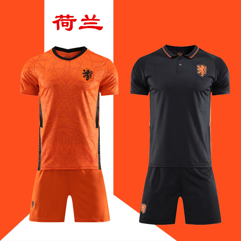 21荷兰球衣欧洲杯足球服德里赫特德容范戴克德佩成人儿童套装定制