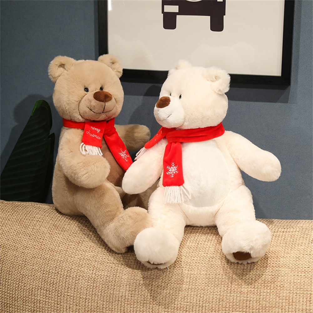 新品可爱泰迪熊公仔跨境毛绒玩具情侣小熊玩偶圣诞节礼物大号抱熊