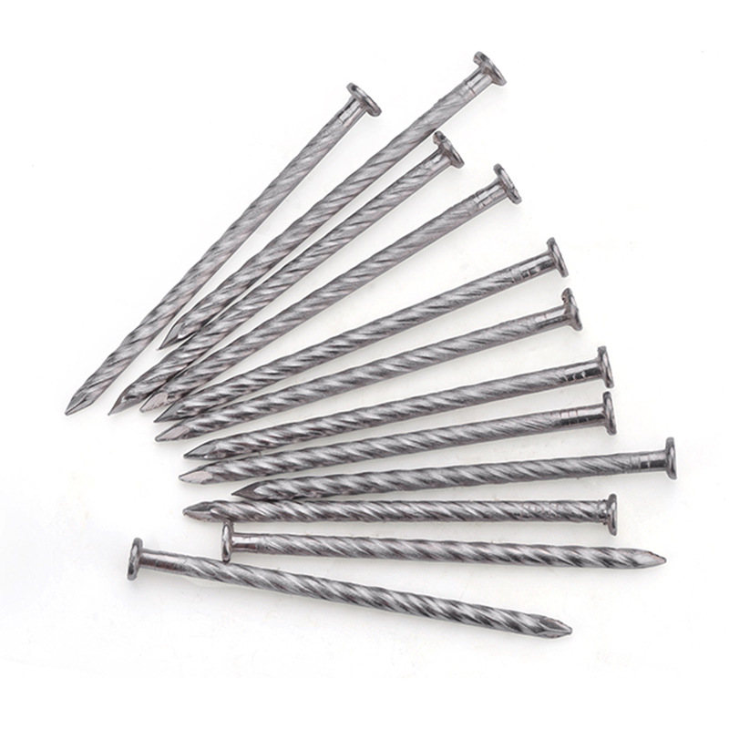 牌双色不锈钢地板钉麻花钉螺纹钉子龙骨钉木工钉子防松钉5折