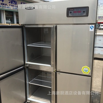 洛德冰柜 4门冰箱 商用立式四门双机双温冷冻冷藏冰柜厨房设备