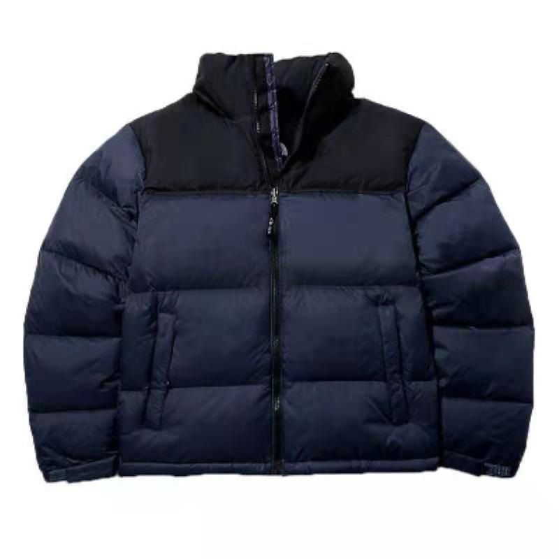 2021潮牌百面雪山羽绒服立领绣花外套来图来样加工定制