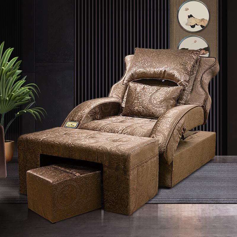 足浴沙发电动躺椅子沐足水疗足疗洗浴场桑拿休息床洗脚修脚店专用