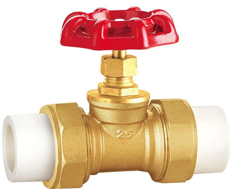 ppr黄铜螺纹截止阀