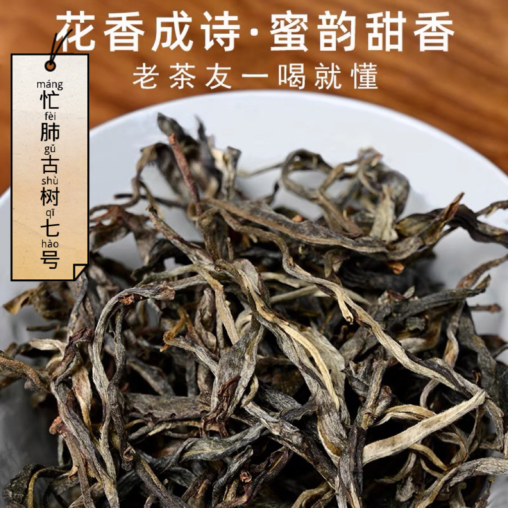 云南普洱茶生茶散茶临沧忙肺古树纯料春茶原产批发普洱茶叶1斤