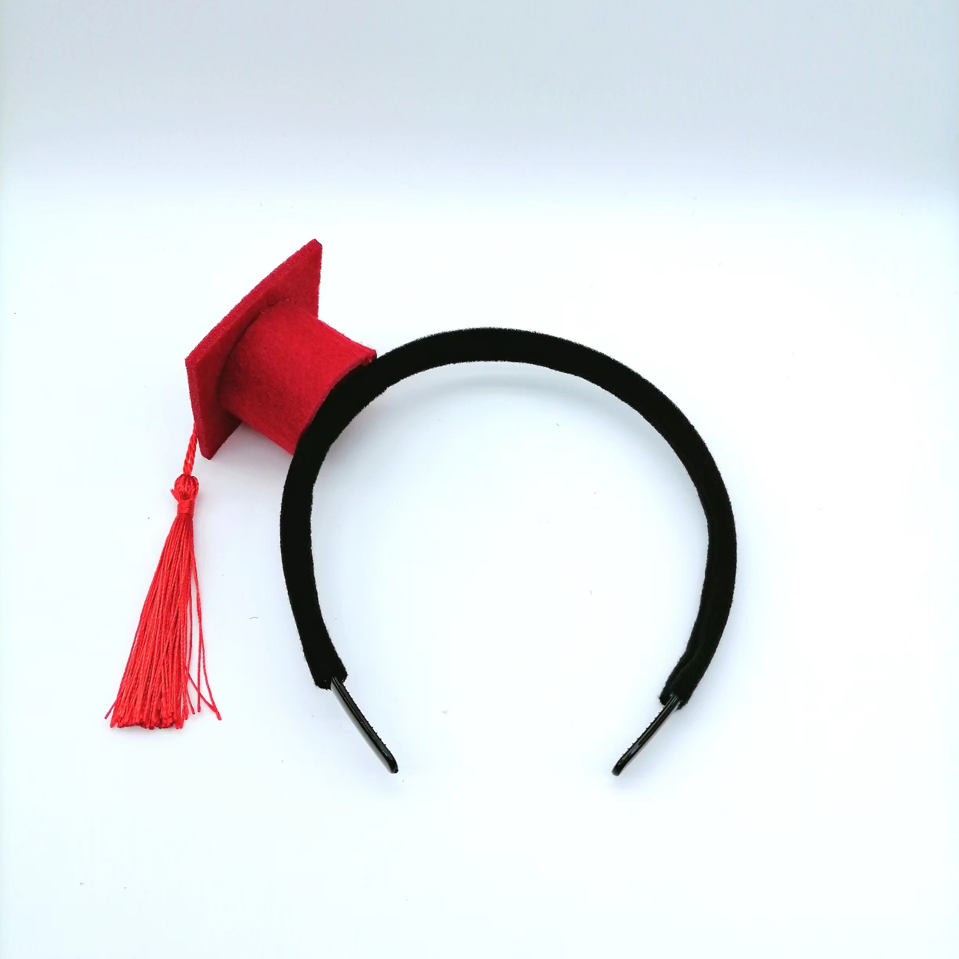 迷你小博士帽发夹发箍毕业季小孩宠物毕业帽毕业典礼超小号博士帽