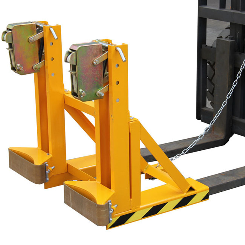 叉车油桶夹鹰嘴夹抱桶夹双油桶夹具夹桶器抓桶器夹桶卸桶抓手器