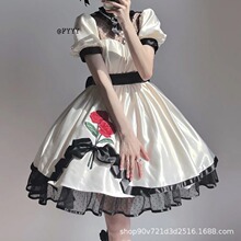 樱姬lolita原创设计遇见玫瑰洛丽塔正版OP日常可爱轻lo裙连衣裙