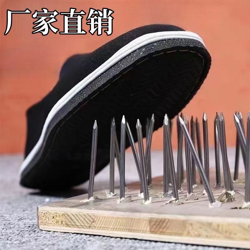 Old Beijing Cloth Shoes Strong Sole Cloth Shoes Manual Stitching Low Top Shallow Mouth Breathable Comfortable Cloth Shoes