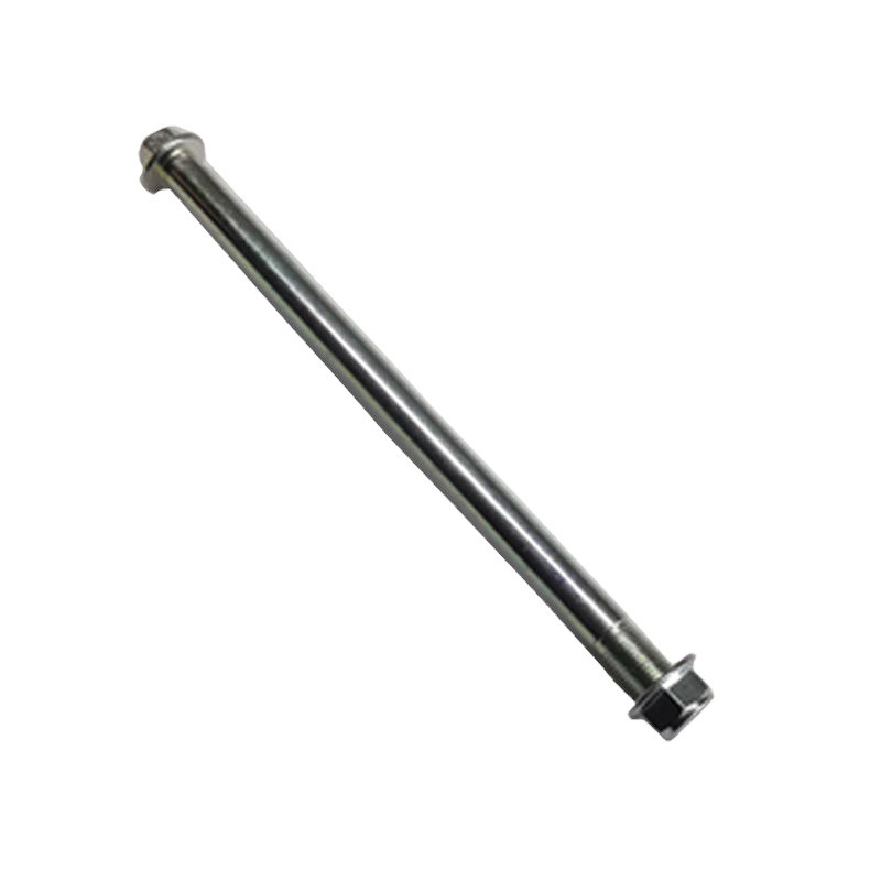 电动车摩托车前轮轴后轮轴平叉轴中轴后平叉轴带螺母-阿里巴巴