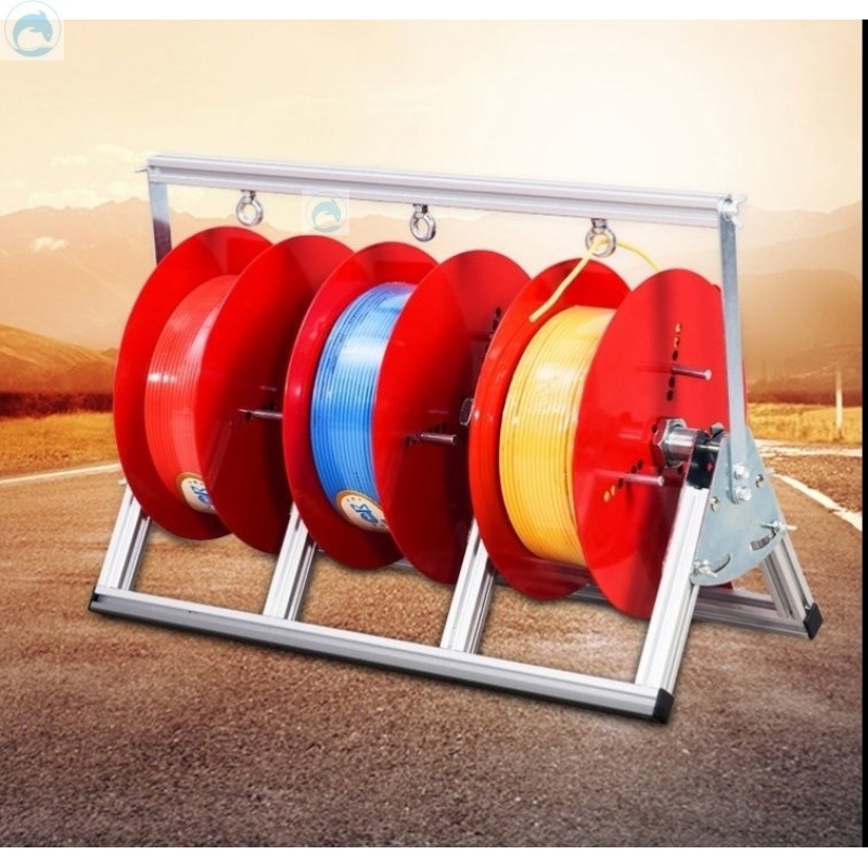 电线放线架放线器放线盘放线折叠bv线三线多线家装线电工工具