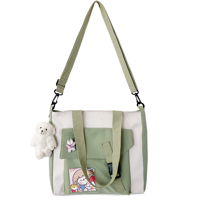 2021 Spring and Summer New Korean Style Ulzzang College Style Fresh All-Matching Casual Girl Student Bag for Class