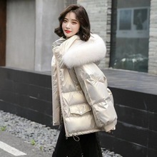 2022冬季短款羽绒棉服女士新款小个子气质棉衣袄加厚韩版外套