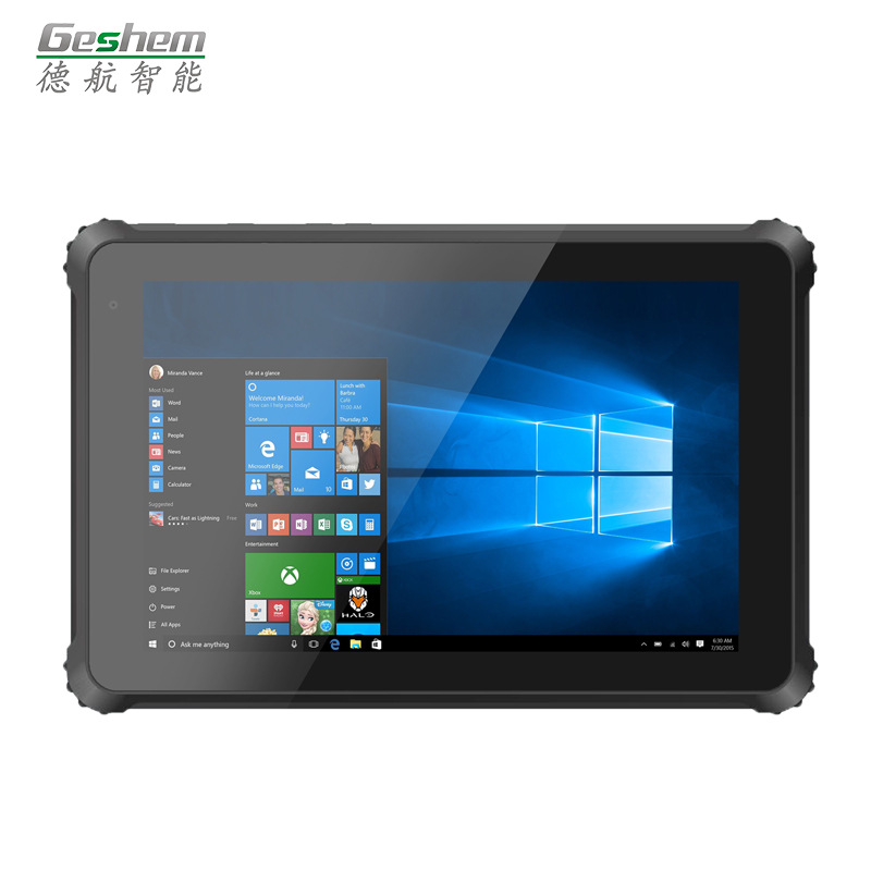 德航智能三防加固工业平板电脑户外移动终端10吋z8350/4 64gb