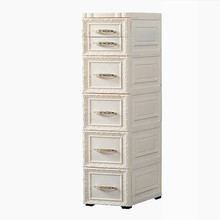 Q6831838宽欧式夹缝收纳柜抽屉式置物架储物柜厨房缝隙窄面整理柜